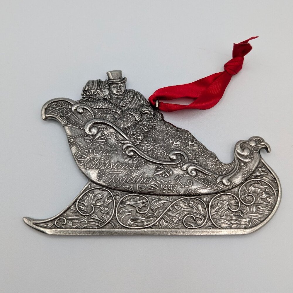 Hallmark Keepsake Our Christmas Together Ornament 1997, Fine Pewter, NEW